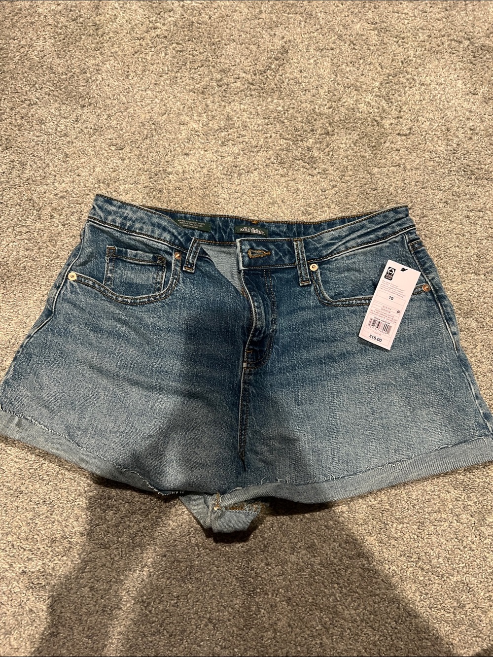 wild fable Light Blue Denim Cutoff Shorts